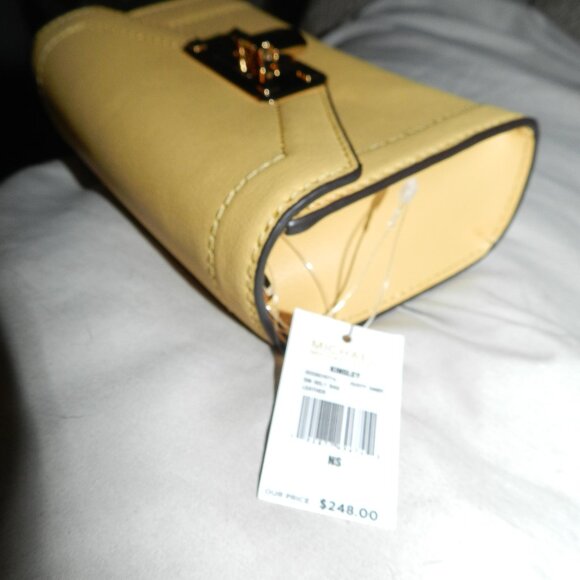 Michael Kors Kinsley Leather Bag In Dusty Daisy RARE! 🆕NWT⌚FAST😮‍💨⚡🚚 - Picture 13 of 16